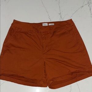 a new day Women's Terracotta High Waist Shorts